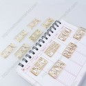 Month Paper Clips | MAR Shaped Paper Clips | March (1 dozen/lot)