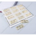 Month Paper Clips | MAR Shaped Paper Clips | March (1 dozen/lot)
