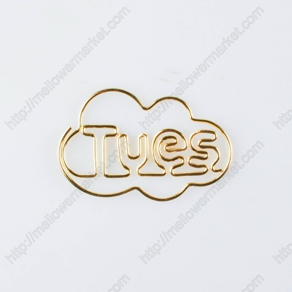 Week Paper Clips | Tues Shaped Paper Clips | Tuesday (1 dozen/lot)