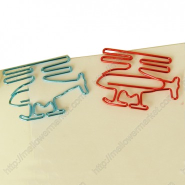 Vehicle Paper Clips | Helicopter Shaped Paper Clips | Cute Stationery (1 dozen/lot)