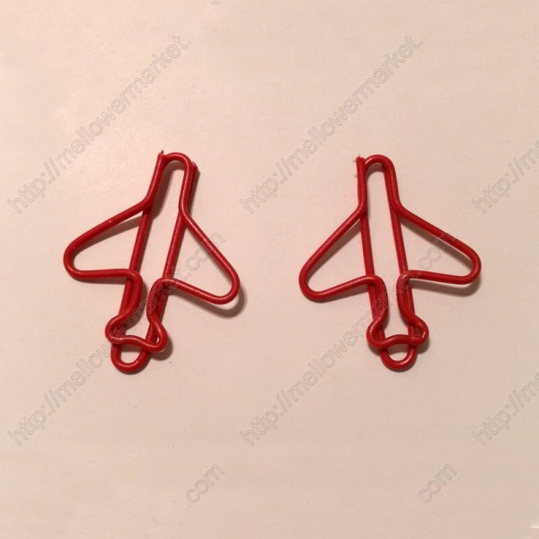 Airplane Paper Clips | Plane Aeroplane Paper Clips (1 dozen/lot,30*26 mm)