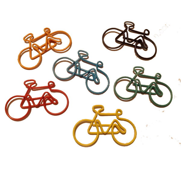 Vehicle Paper Clips | Bicycle Paper Clips | Bike (1 dozen/lot,42*27 mm) 