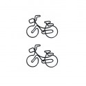 Vehicle Paper Clips | Bike Shaped Paper Clips | Bicycle (1 dozen/lot) 
