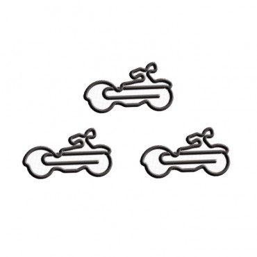 Vehicle Paper Clips | Motorcycle Shaped Paper Clips (1 dozen/lot)