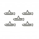 Vehicle Paper Clips | Submarine Paper Clips | Creative Gifts (1 dozen/lot)