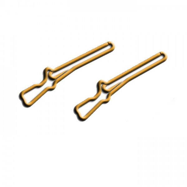Weapon Paper Clips | Rifle Shaped Paper Clips | Creative Gifts (1 dozen/lot)