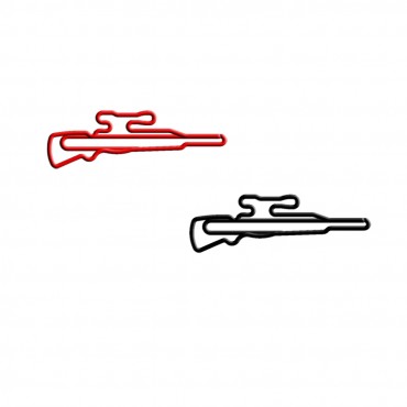 Weapon Paper Clips | Sniper Gun Shaped Paper Clips | Cute Gifts (1 dozen/lot)